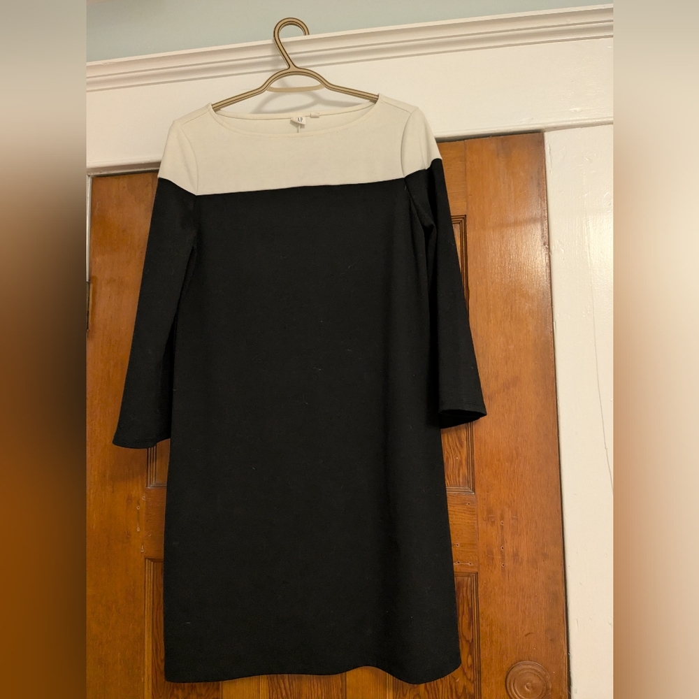 Gap Colour Block Dress 3/4 Sleeve